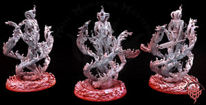 Fire Mystic Genie Large Efreet Elemental Miniatures