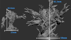 Earth Elementals - Greater and Lesser Miniatures