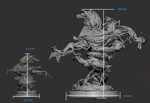 Thunder Elementals, Greater and Lesser Miniatures