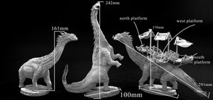 Long Neck Brontosaurus Dinosaurs 28mm Miniatures