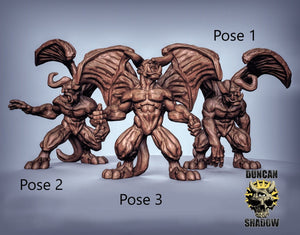 Gargoyle Earth Elementals 28mm or 32mm Miniatures