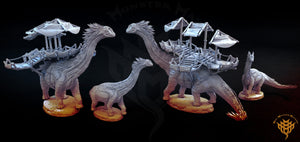 Long Neck Brontosaurus Dinosaurs 28mm Miniatures