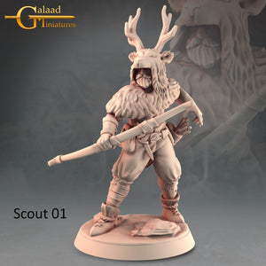Variety of Rangers/Scouts - 28mm or 32mm Miniatures