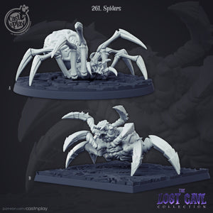 Giant Spiders - 28mm or 32mm Miniatures