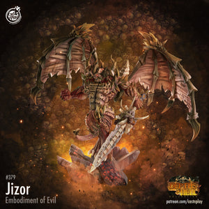 Jizor Embodiment of Evil - 28mm or 32mm Miniatures