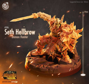 Seth Hellbrow Tiefling Demon Hunter