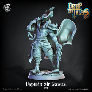 Captain Sir Gawan Minis -28mm or 32mm Miniatures