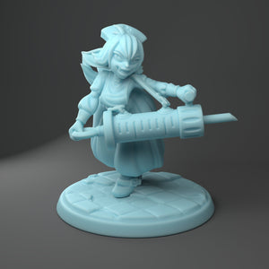Needles the Goblin Nurse SFW and NSFW Pinup Model         28mm or 32mm Miniatures