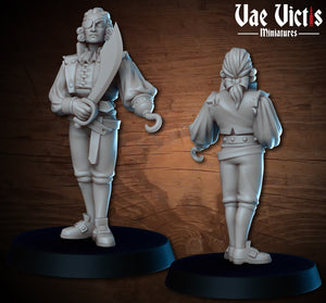 Fancy Pirate Figure 28mm or 32mm Miniatures