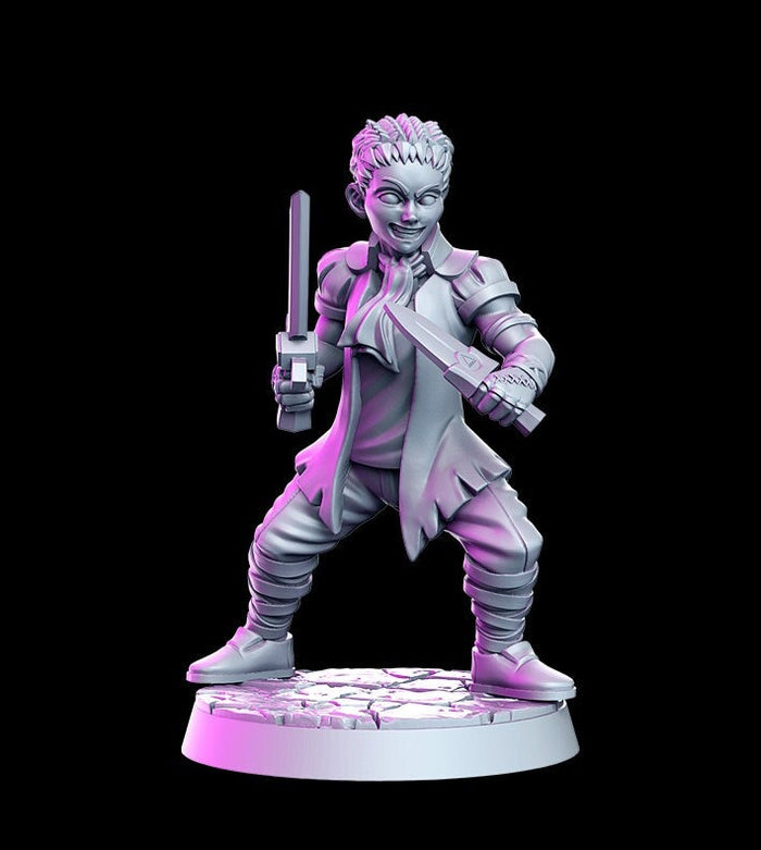 Berserker Droso "Isidro" Young Thief - Age of Darkness -  28mm or 32mm Miniatures