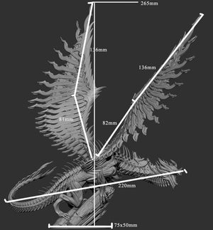 Steel Construct Inconel Dragon 28mm Miniatures