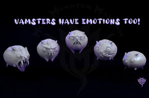 Vamster Vampire Hamsters Adorable Nightmares Halloween Miniatures