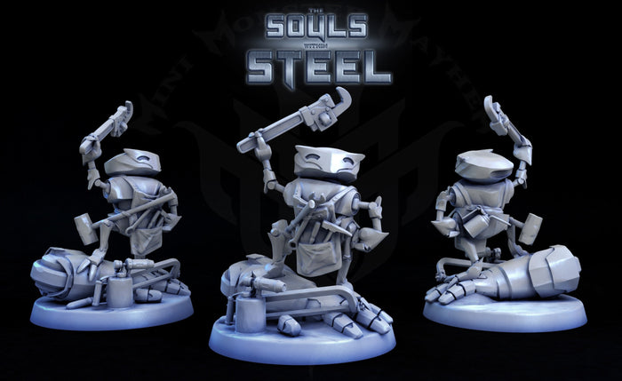 Argent Builder Robot Helper Construct Miniatures