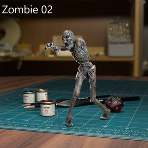 Zombie Horde Monster Pack - 28mm or 32mm Halloween or RPG Miniatures