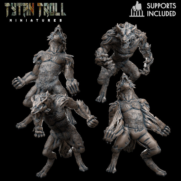 Werewolf Monster Pack - 28mm or 32mm Miniatures