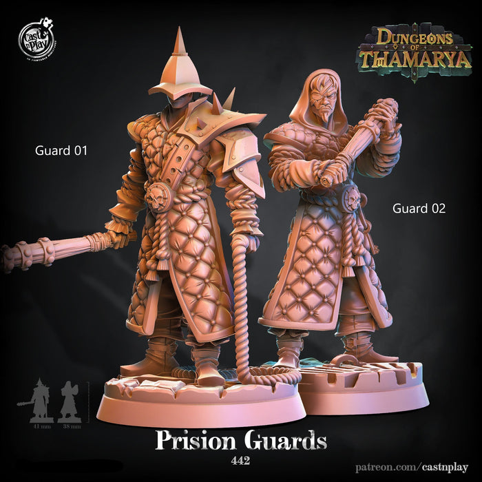 Prison Guards - 28mm or 32mm Miniatures