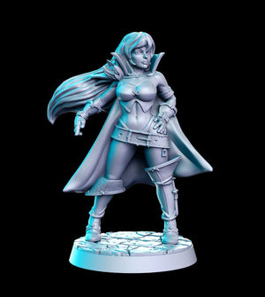 Elaine Mage Apprentice Warrior Pinup 28mm or 32mm Miniatures