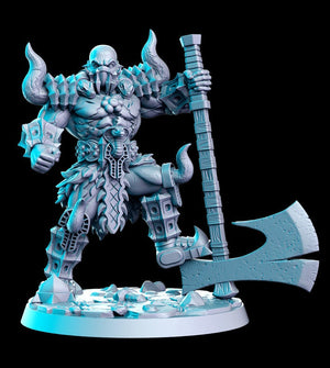 Ostorath Astaroth Hulking Axe Fighter 28mm or 32mm Miniatures