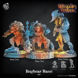 Bugbear Warrior Band - 28mm or 32mm Miniatures