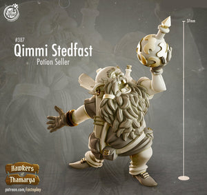 Qimmi Stedfast Dwarf Potion- 28mm or 32mm Miniatures