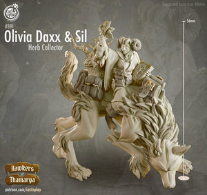 Olivia Daxx & Sil - 28mm or 32mm Miniatures