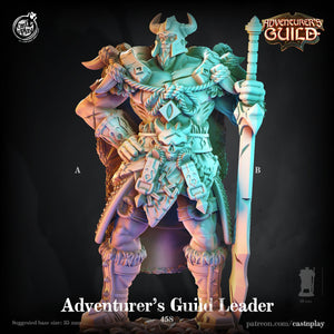 Large Barbarian Guild Leader - 28mm or 32mm Miniatures