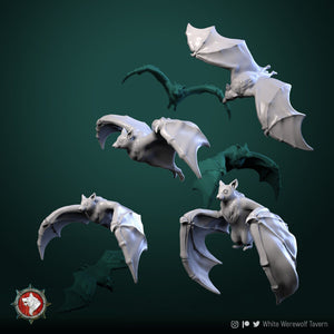 Flying Bats 4-pack 28mm and 32mm Miniatures