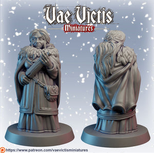 Northern Winter Grandma 28mm or 32mm Miniatures