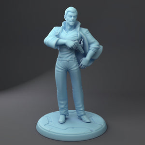 Sonny Synth Detective     Synthwave 28mm or 32mm Miniatures