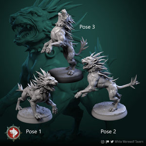 Evil Dog Pack 28mm and 32mm Miniature