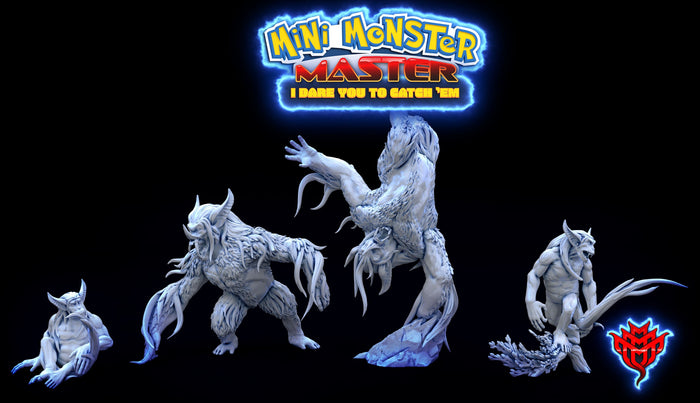 Sly Primates and Sly Tailed Chimps Poke Master! Miniatures