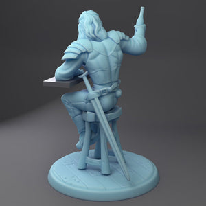 Jerry the Witcher Tavern Regular 28mm, 32mm, or 54mm Miniatures