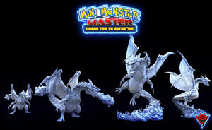 Colossal Inferno Drake Poke Master! Gargantuan Miniatures