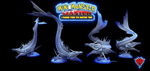 Barracuda Creatures Poke Master! Miniatures