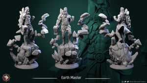 Earth Master Bender 28mm 32mm and 75mm Miniatures