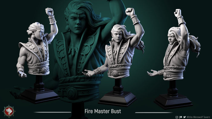 Fire Master Bender Bust