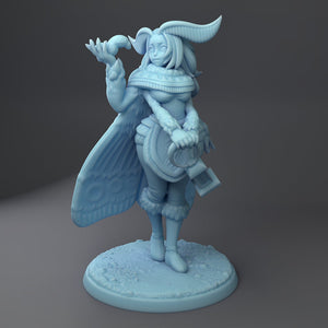 Gidae Moth Girl 28mm, 32mm, 54mm, and NOW 75mm! Miniatures