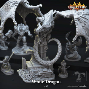 White Dragon Huge Model Kit