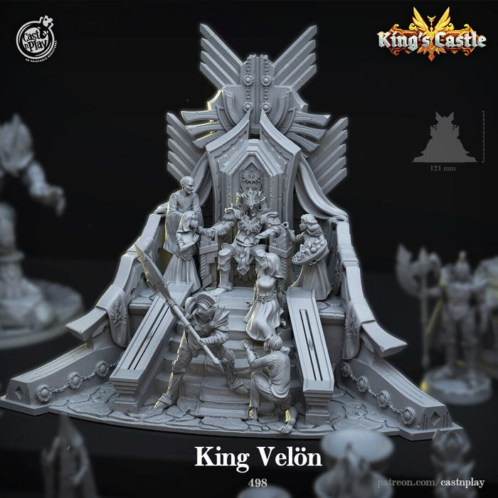 King Velon Massive Diorama - 28mm or 32mm Miniatures