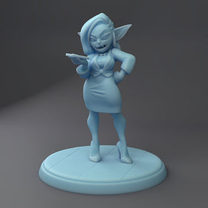 Trixli Female Office Goblin Pinup       28mm or 32mm Miniatures