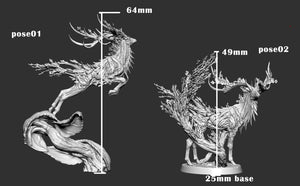 Thicket Stags Animated Plant Creature Miniatures