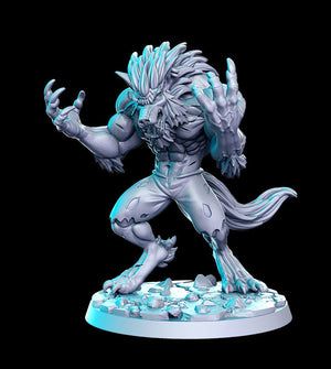 Brule Transforming Werewolf - Necro Warriors -  28mm or 32mm Miniatures