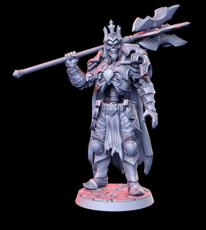 Okharon, The Skeleton King - Lords of Destruction -  28mm or 32mm Miniatures