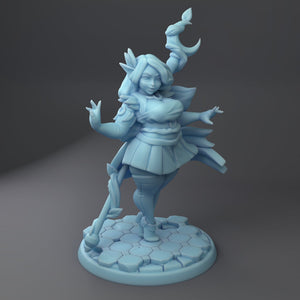 Magical Elf Girl 28mm, 32mm and 54mm Miniatures