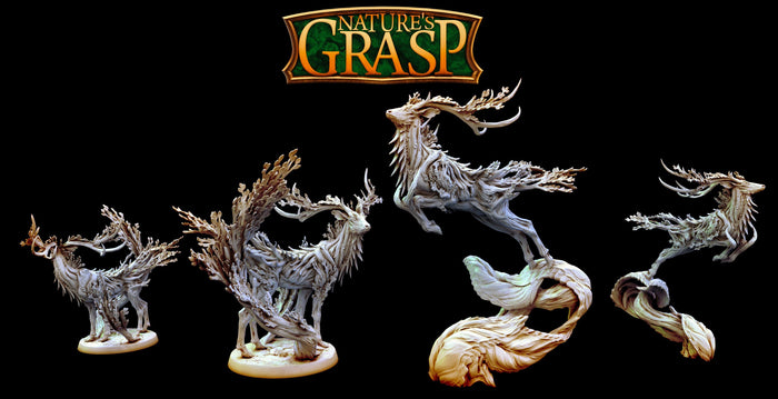 Thicket Stags Animated Plant Creature Miniatures