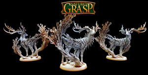 Thicket Stags Animated Plant Creature Miniatures