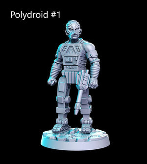 Polydroid Robot Warriors  28mm or 32mm Miniatures