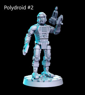 Polydroid Robot Warriors  28mm or 32mm Miniatures