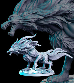 Icewolf  28mm or 32mm Miniatures