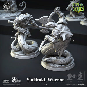 Yuddrakh Warrior Yuan-Ti Serpentfolk